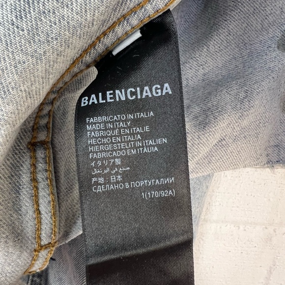 Balenciaga Deconstructed Denim Jacket, 1 - Picture 5 of 16